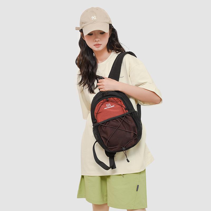 Lightweight Backpack Color Block Travel Backpack Ride Small Backpack