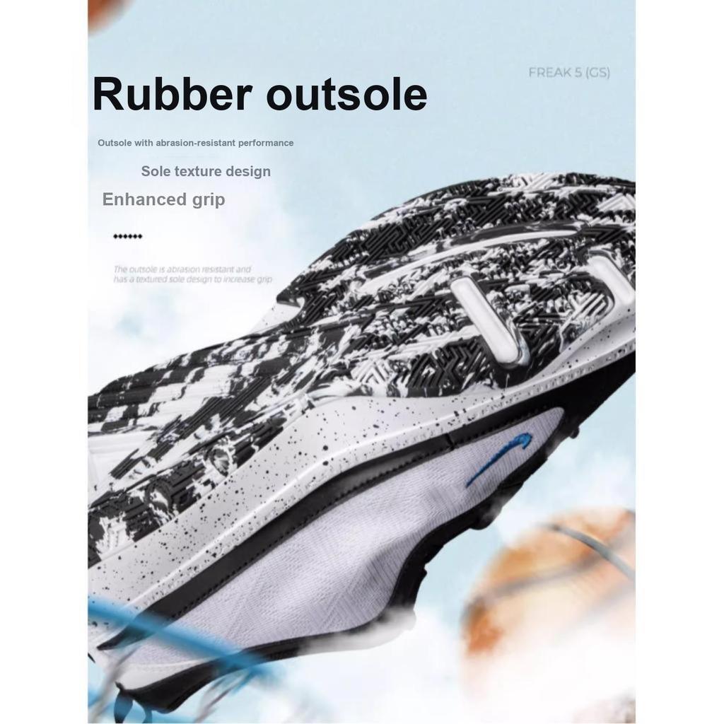 Nike Gs Zoom Freak 5 Oreo White Black DZ4486-100