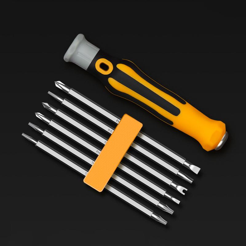 

Набор отверток U-образный крестообразный бытовой многофункциональный набор насадок для шурупов инструмент-отвертка оранжевый