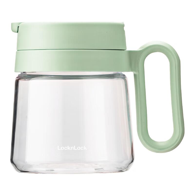 Lock&Lock Glass Breakfast Cup with Handle and Lid