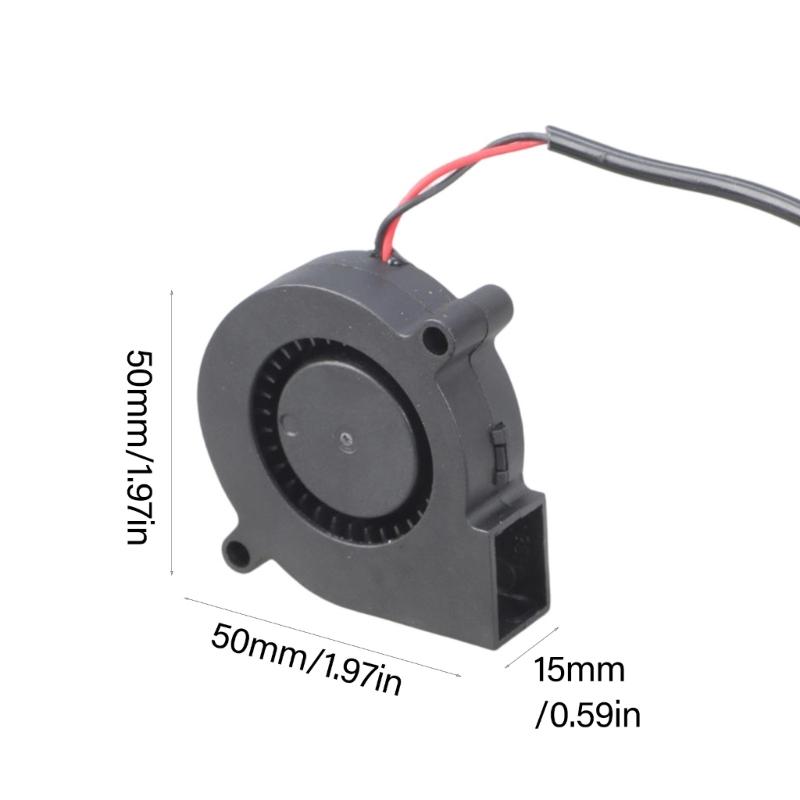 Kompakter USB-betriebener 50-mm-Lüfter DC5V 4300 U/min Abluftventilator für 3D-Drucker Computer Kühlung Reparaturen Geräuscharmes Design