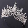 Sparkling Crystal Princess Crown: Beaded Headdress for Kids' Birthday, Party, or Wedding