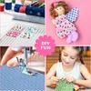 7pcs Quilting Patchwork Party Craft Fat Quarter Bundles Handmade Fabric Sewing Cotton Dolls Clothing 25x25cm