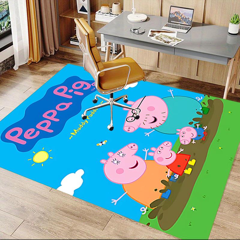 1pc Parisian Adventure Carpet for Playroom Bedroom Living Room Sofa Home Decor,kids Game Area Rug Non-slip Floor Mat Y723125