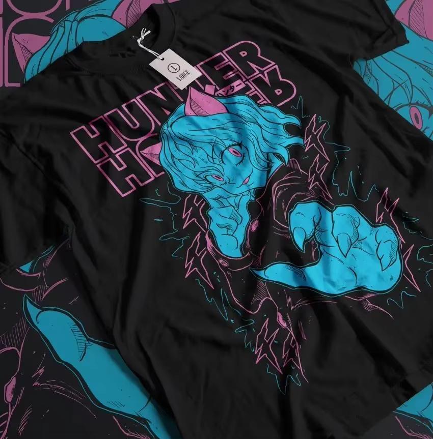 Hunter X Hunter Killua Zoldyck Anime Devil Mode Printed Tshirt Unisexs and Womens Tshirt Unisexs Top Sports Tshirt 2026 New Tee S