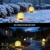 Cracked Glass Solar Lights Auto on/Off Ball Lights Pathway Decoration LED Garden Lights  Landscape