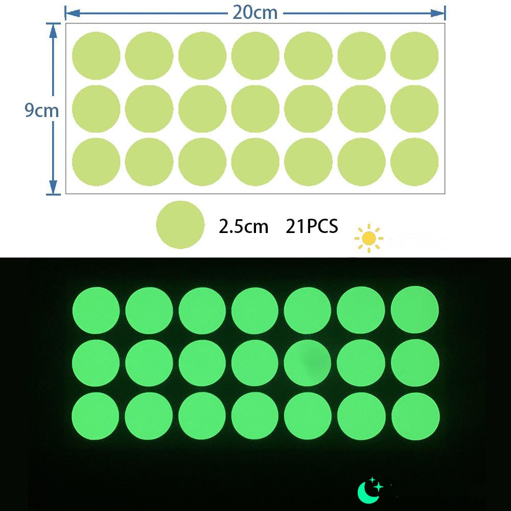 Luminous Wall Stickers for Kids Rooms Dots Stars Wall Decals Glowing Stickers Wall Decals Glow In The Dark Home Decor