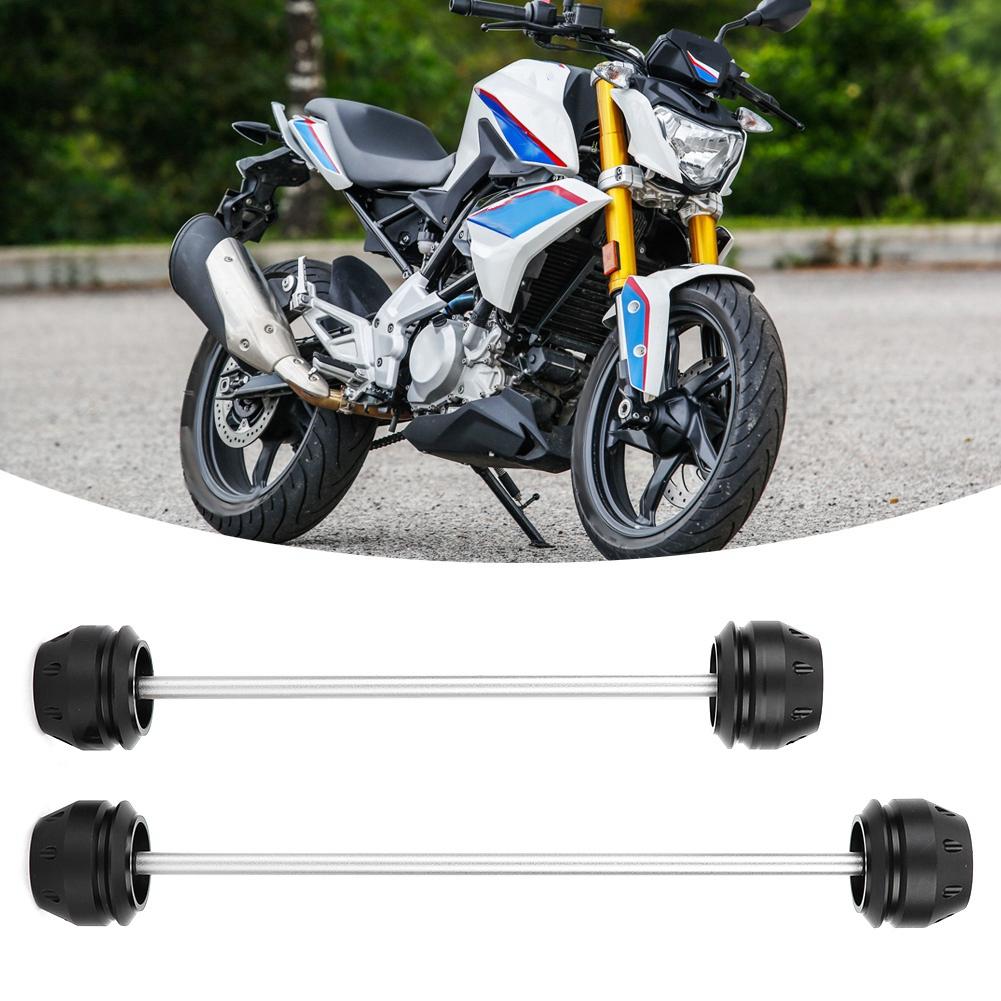 2pcs Front Rear Fork Wheel Protector Frame Slider Crash Guard Fit for G310GS G310R