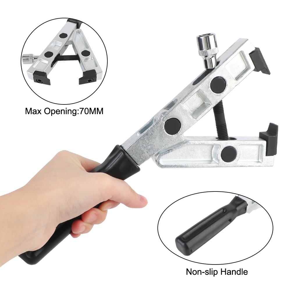 Dust Jacket Pliers Disassembly Ball Cage Clamp Pliers 70MM Opening 3/8 Drive Torque Heavy Duty CV Boot Band Pliers Tool