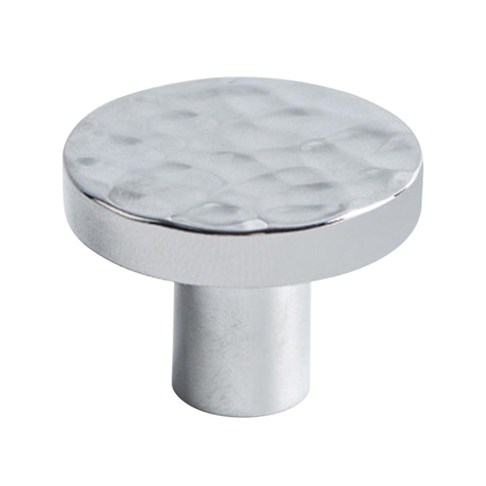 

Size M Brass French Cabinet Pull 6134 Hammered Texture Wardrobe Handle Drawer Knob Single Hole, 25 x 20mm B