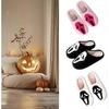 Halloween Skeleton Scream Slippers New Unisex Home Winter Shoes for Indoor Comfort