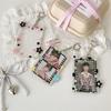 Cute Colorful Star Pocard Holder 3 Inch Card Holder Idol Po Storage Card Display Protective Pendant Card Organizer Gifts