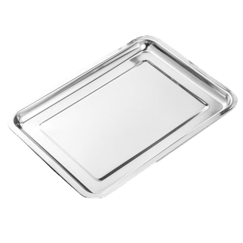 Jinwanfu 201 Stainless Steel Rectangular Food Tray