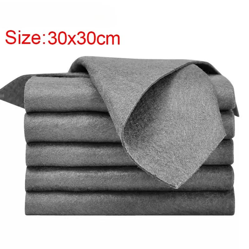 Car Window Useful Things for Kitchen Dish Cloth Glass Cleaning Dishcloth Superfine Fiber Reusable No Trace Towel Tools Home Soap