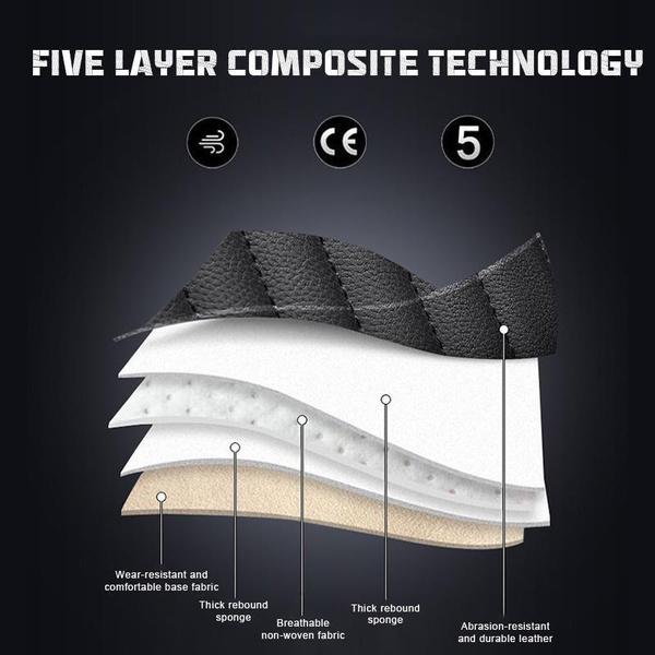 Universal DurableCar Front Seat Covers PU Leather Seat Cushion Car Protection Mat Skin Friendly Seat Cover 360° Fully Wrapped Back