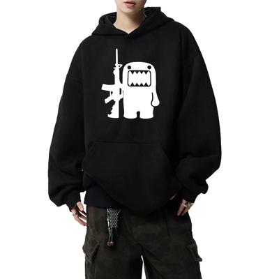2025 Nowość Śmieszne Bluzy z nadrukiem Domo Kun AK47 Męskie damskie harajuku vintage Bluza Unisex Casual Polar z długim rękawem pulowery