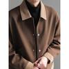 Spring Design Simple Casual Jacket New Loose Contrasting Lapel Jacket