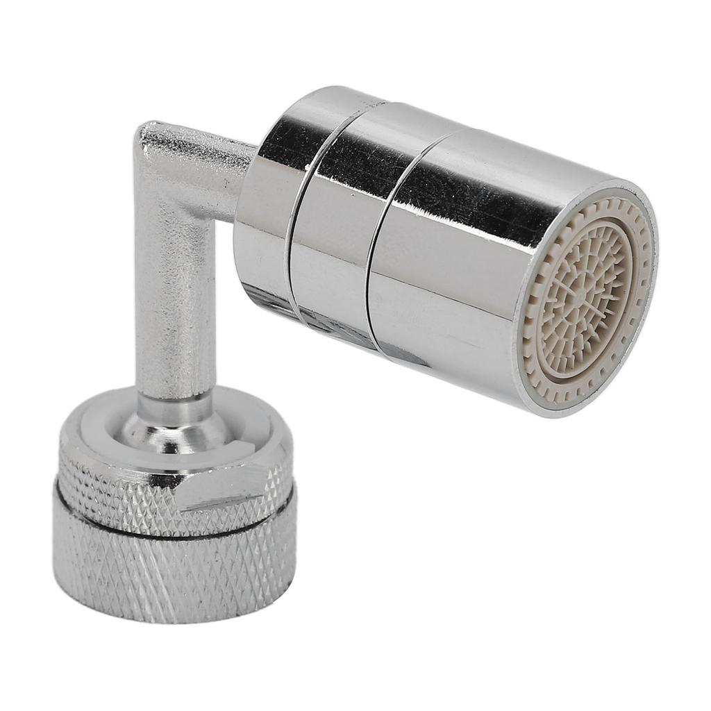 Swivel Faucet Aerator Copper 2 Gears 720 Degree Rotating Bathroom Tap Aerator for Face Washing