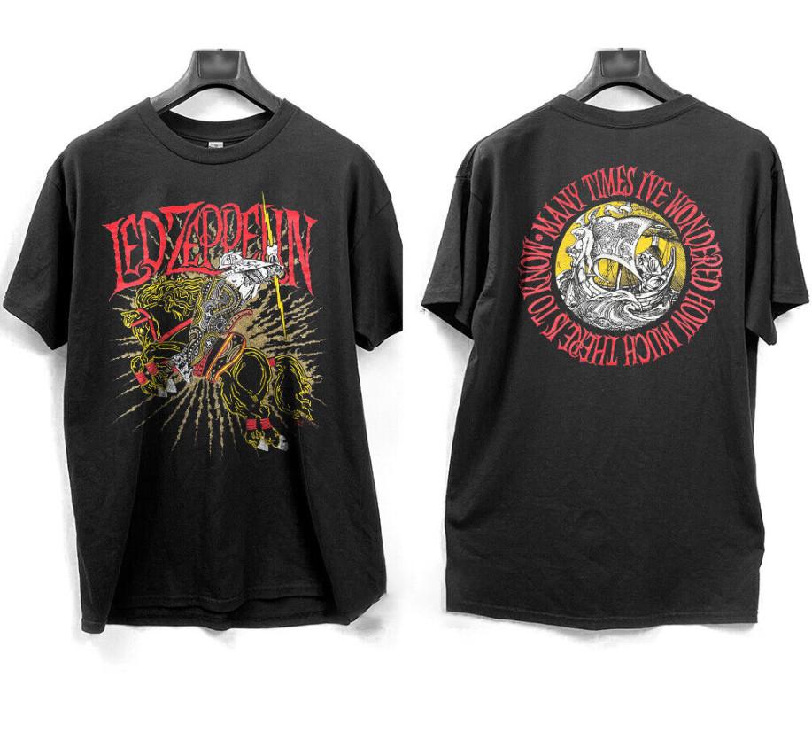 Led Zeppelin Band Concert VTG Rock Unisex T-Shirt Size S-5XL For Fans M