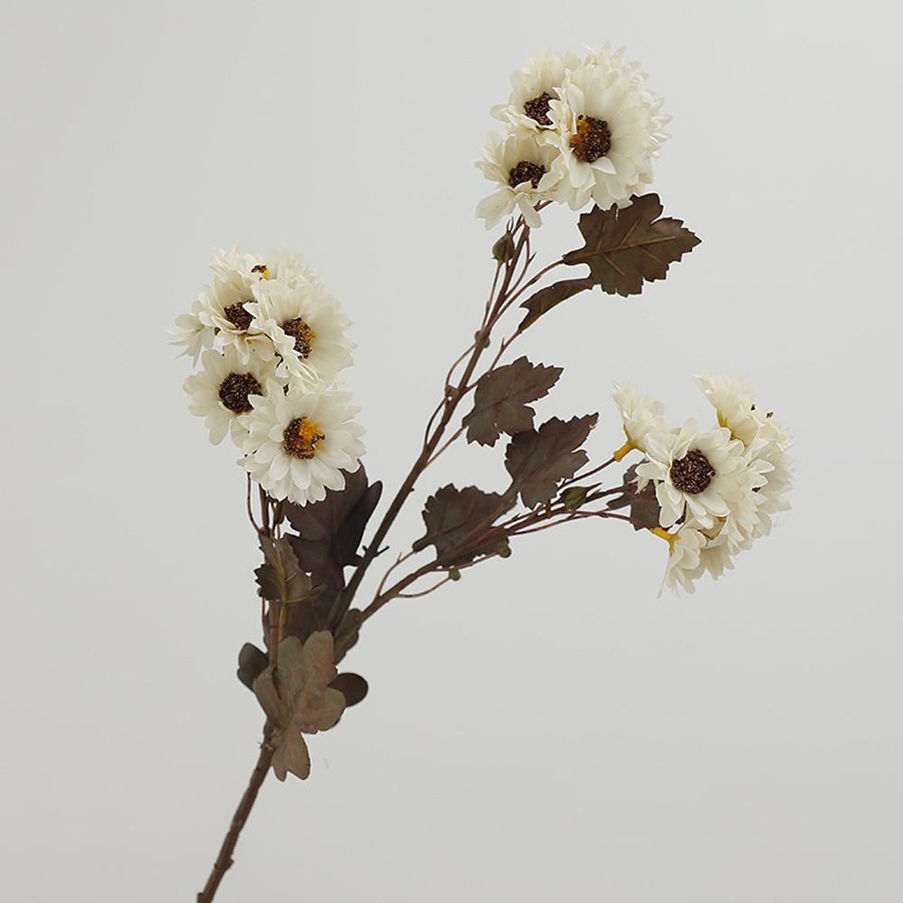 Eco-Friendly Artificial Daisy Flowers Handmade Silk Flowers Fake Chamomile Flowers  Office Decor