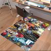 The French Open Print Area Rug-Soft,Washable Non-Slip Indoor Mat Office Chairs,Living Room,Home Office Decorative Rug