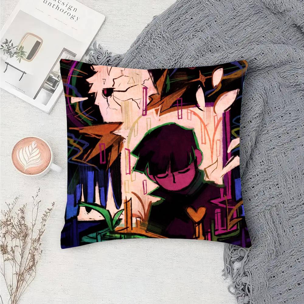 Shigeo Kageyama Manga Mob Psycho 100 Pillow Case Sofa Cushion Cover Room Home Decoration