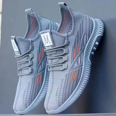 Primavera, estate e autunno, nuove scarpe da uomo traspiranti, versatili, casual e ammortizzate, in mesh intrecciato.