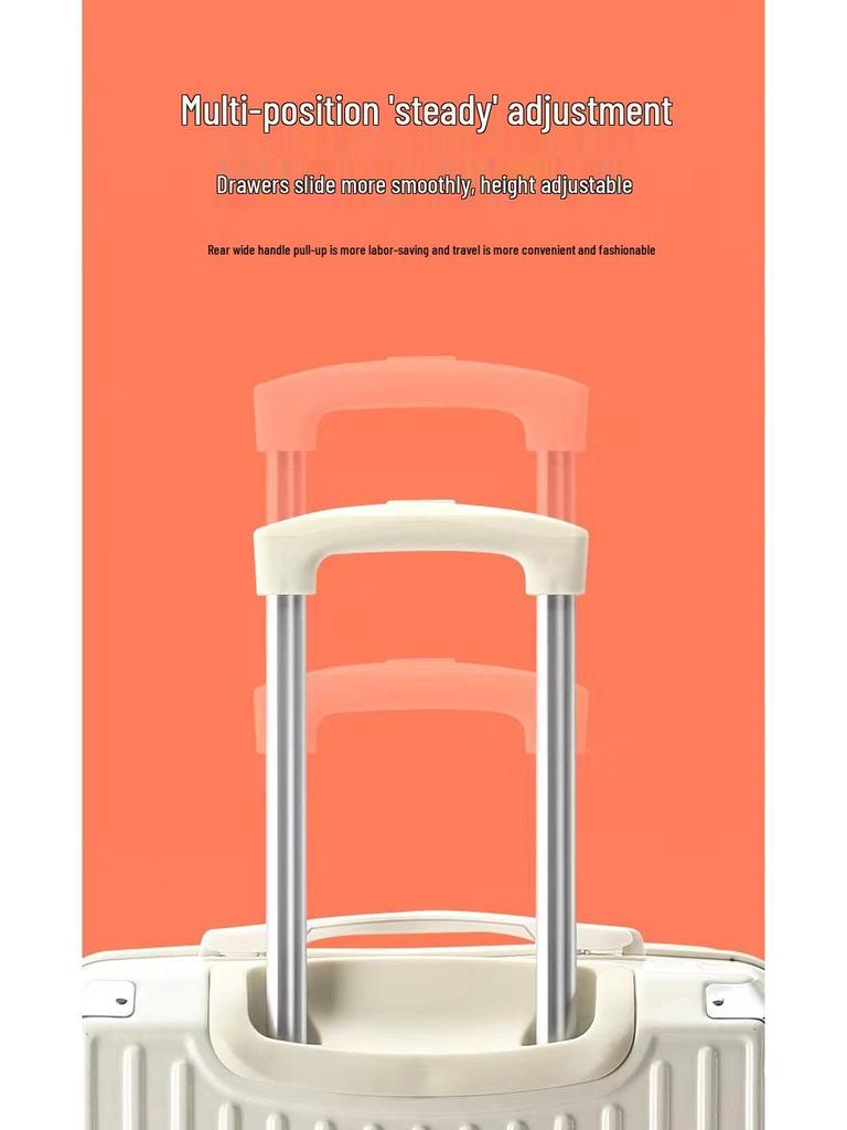 Women's Multifunctional Parent-Child Suitcase with Universal Wheels and Combination Lock - Durable Travel Trolley Case for Students & Men