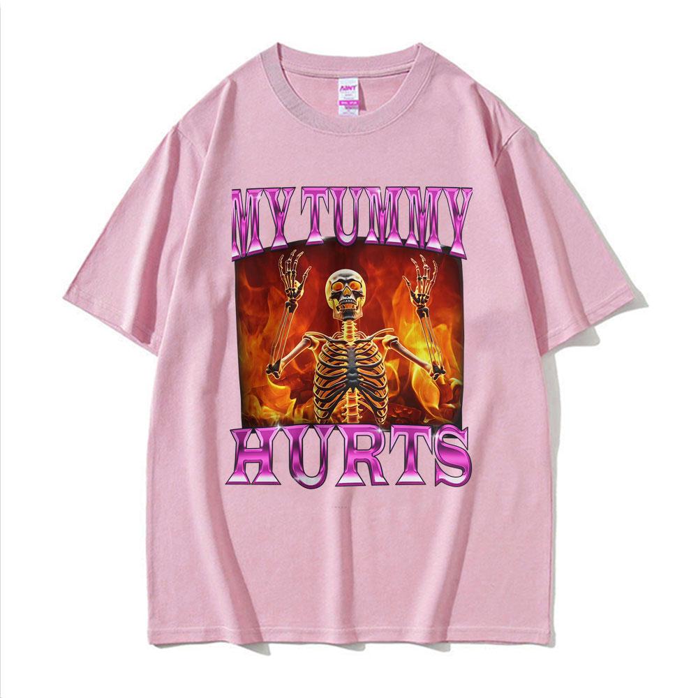 

Funny Autistic and Gay Skeleton Meme T-shirts Men Women Harajuku Cool Street Hipster T Shirts Male Crewneck Loose T-shirt 3XL