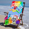 Proof Beach Towel with a Numberblocks Pattern - Soft,absorbent,quick-drying,machine Washable - Perfect for Swimming,camping,bathing