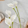 Künstliche Calla-Lilie Weiß Real Touch Kunstblume für Hochzeit Brautparty Party Zuhause Innen Dekoration