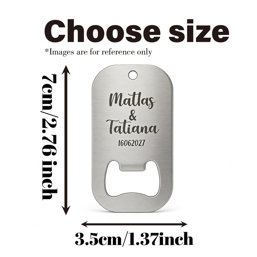 10psc-Personalized Engraved Bottle Opener Keychain Custom Name Date Stainless Steel Beer Opener Wedding Favors Gift for Men1
