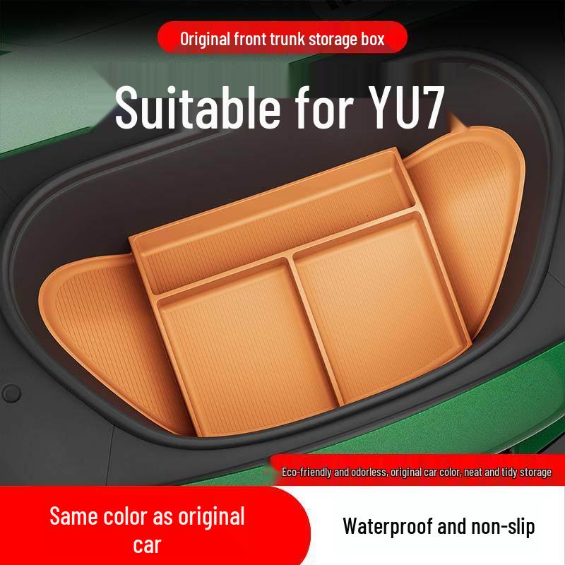 Silicone Waterproof Trunk Organizer for YU7 Lower Storage