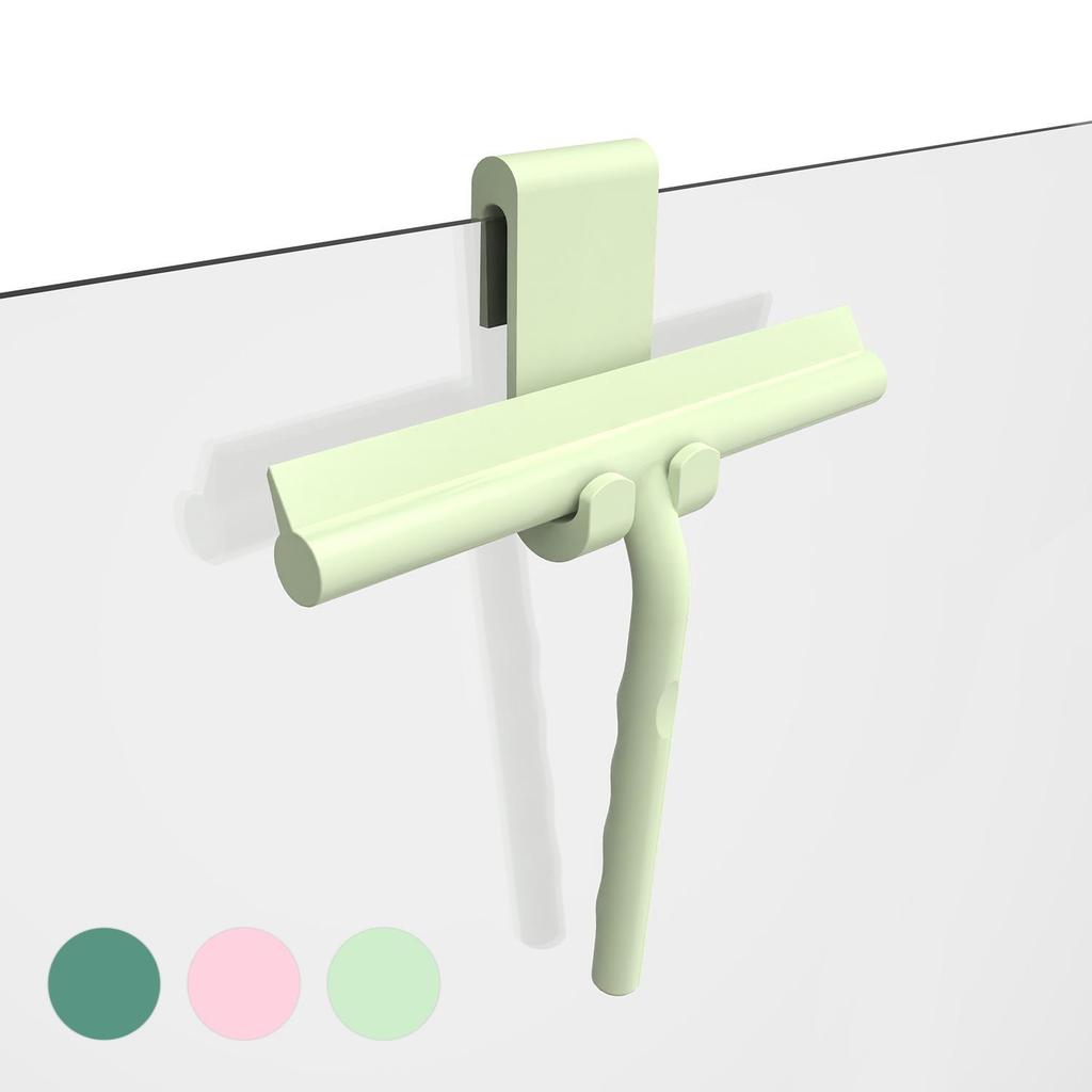 Silicone Glass Wiper - Patented Design for Windows, Showers, and Cars