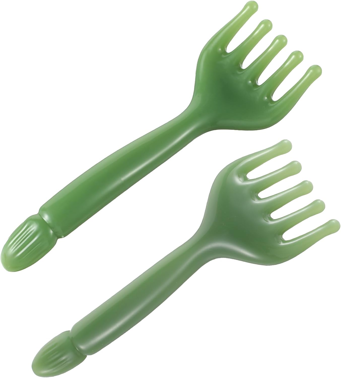 

2 шт. Массажер для головы ручной Массажер для кожи головы Гуа Ша Инструмент для массажа пятью когтями Расческа Портативный ручной смоляной инструмент для релаксации для подарков