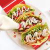 Wave Shape Plastic Taco Holder Stand, Mexican Taco Shell Display Rack, Food Storage Tray Holder for Home Kitchen Restaurant Tableware
