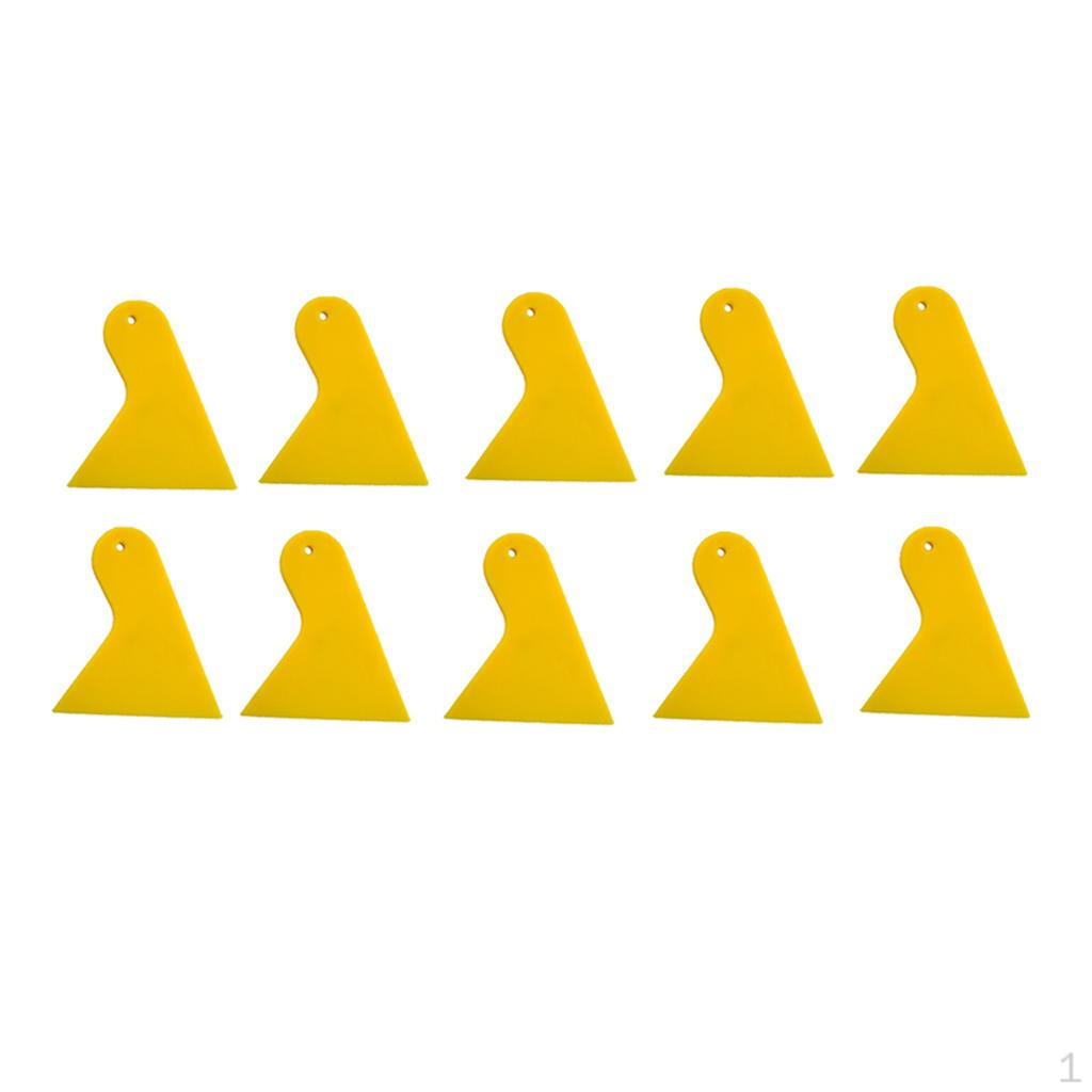 

10 Pieces Plastic Car Film Tint Sticker Scraper Large