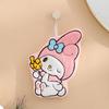 Cute Cartoon Quick-Dry Hanging Towel - Thickened Coral Fleece for Kitchen & Bathroom Use