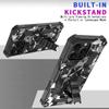 Military Camouflage Phone Case For iPhone 16 Pro Max 15 Plus 14 13 12 11 7 8 Plus SE 2022 Double Layer Protection Armor Cases