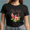 Fly High T Shirt Animal Lover Bird Trendy For Her Spring Birds Floral Vintage Soft Versatile Comfortable Breathable