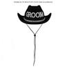 Bride Veil Hat with Hand Beading Blingbling Crystal Cowgirl Hat Beaded Heavy Cowgirl Hat for Bachelorette Party