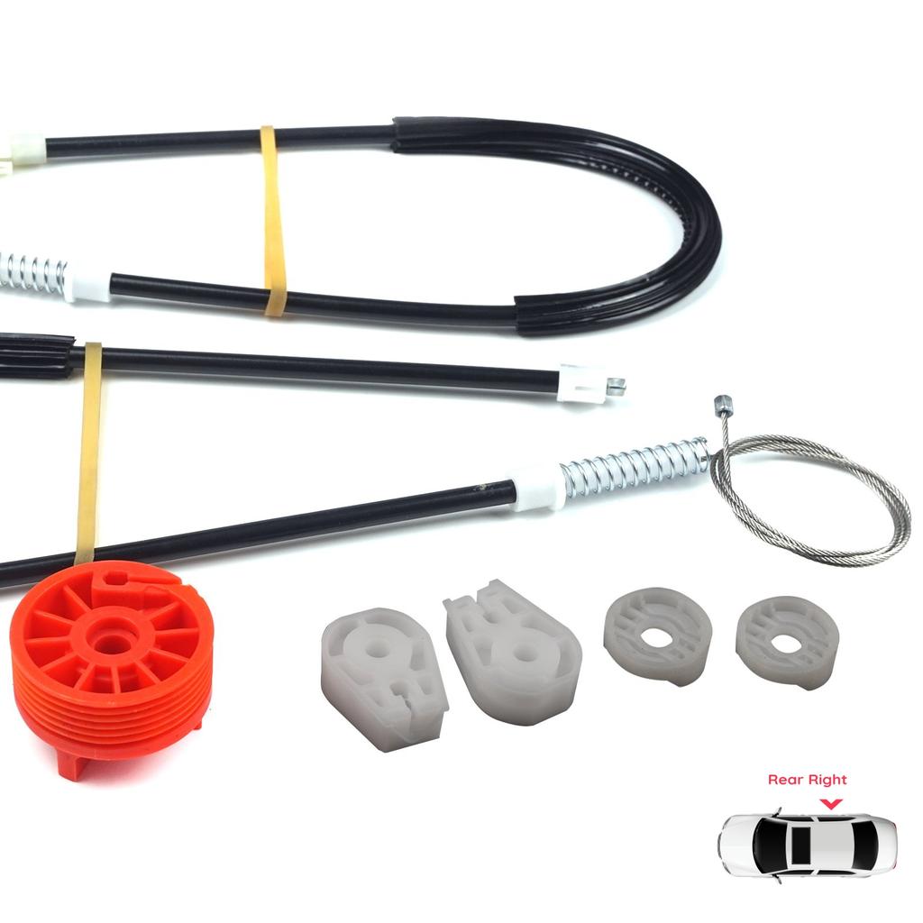 EWR592 Power Window Regulator Repair Set Rear Right for Citroen C3 Pluriel MK1 Convertible 2003-2010 9643071180