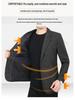 Men's Thick Autumn/Winter Business Casual Suit Jacket for Middle-Aged Men