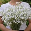 Braut Handsträuße Künstliche Hochzeitsblumen Simulation Schleierkraut Halte Strauß Dekoration