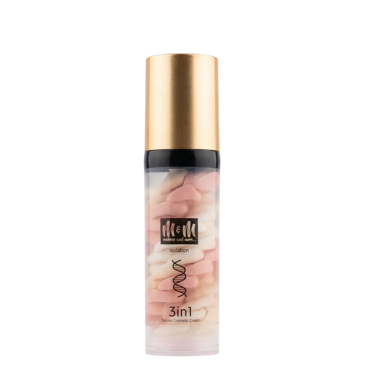 M & M Tricolor Cosmetic Cream | Lightweight and Comfortable Formula for Skin Tone Correction | Triple-Action Base for Balanced and Even Facial Appe