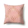 Polyester Pillow Case Automobile Decoration Home Printed Pillow Case Waist Cushion Cover Car Cushion Head Cushion Cover