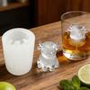 Silicone Ice Cube Tray Highland Cube Mold Flexible Cow Ice Reusable Animal Shaped Ice Maker