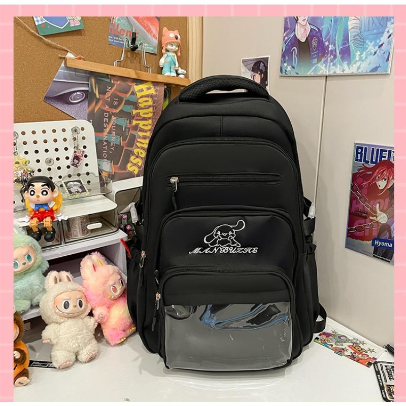 

Junior high school students large-capacity backpack high-value college style fresh and cute two-dimensional bar