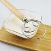 Tel Danez 10 inch Inox Stil Olandez Aluat Pâine Mixer Manual Mâner Lemn Ustensile Bucătărie Copt Blender Artizan