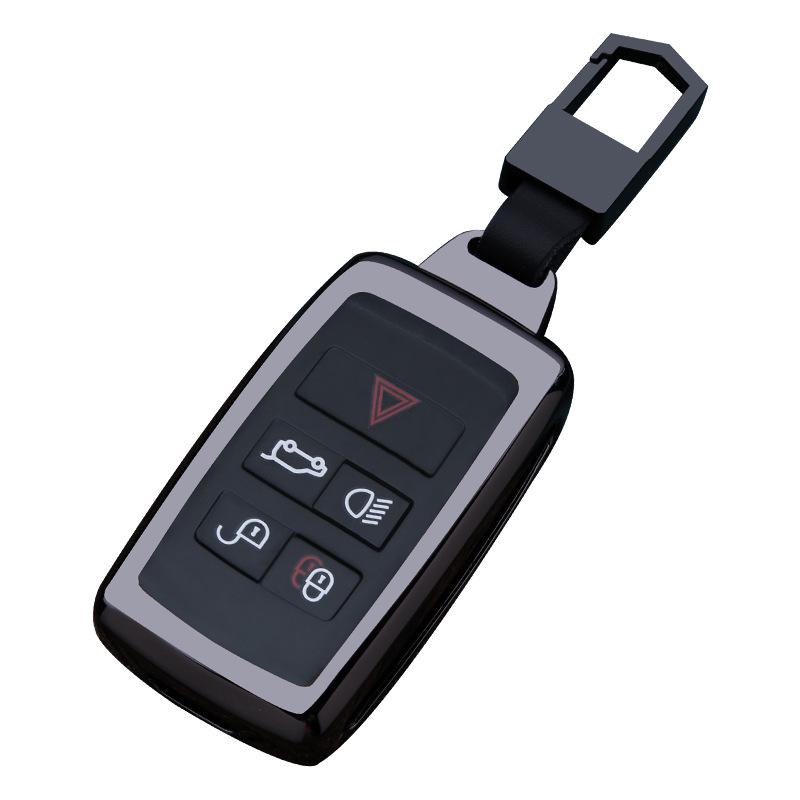 Key Case for Land Rover & Jaguar: Fits Evoque, Range Rover Sport, Velar, Discovery 4, Freelander 5